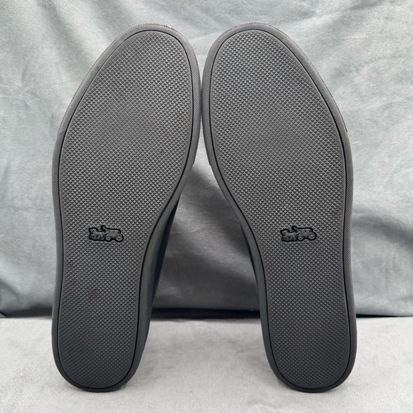 Coach C126 Low-Top Sneakers Men’s Shoes Size 12 Black Leather Stylish Comfort - Picture 12 of 14